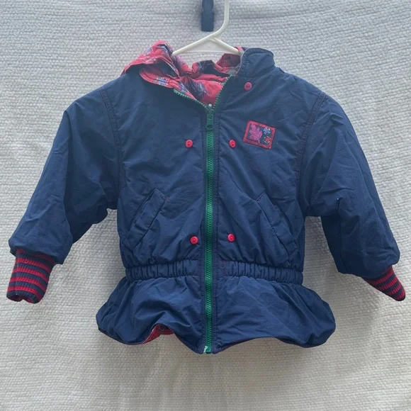Reversible Rainbow Tag Gymboree Jacket